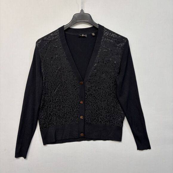 Ted Baker Women Long Sleeve Cardigan Sweater Size 4 Viscose Blend C036 -22 - Picture 1 of 14